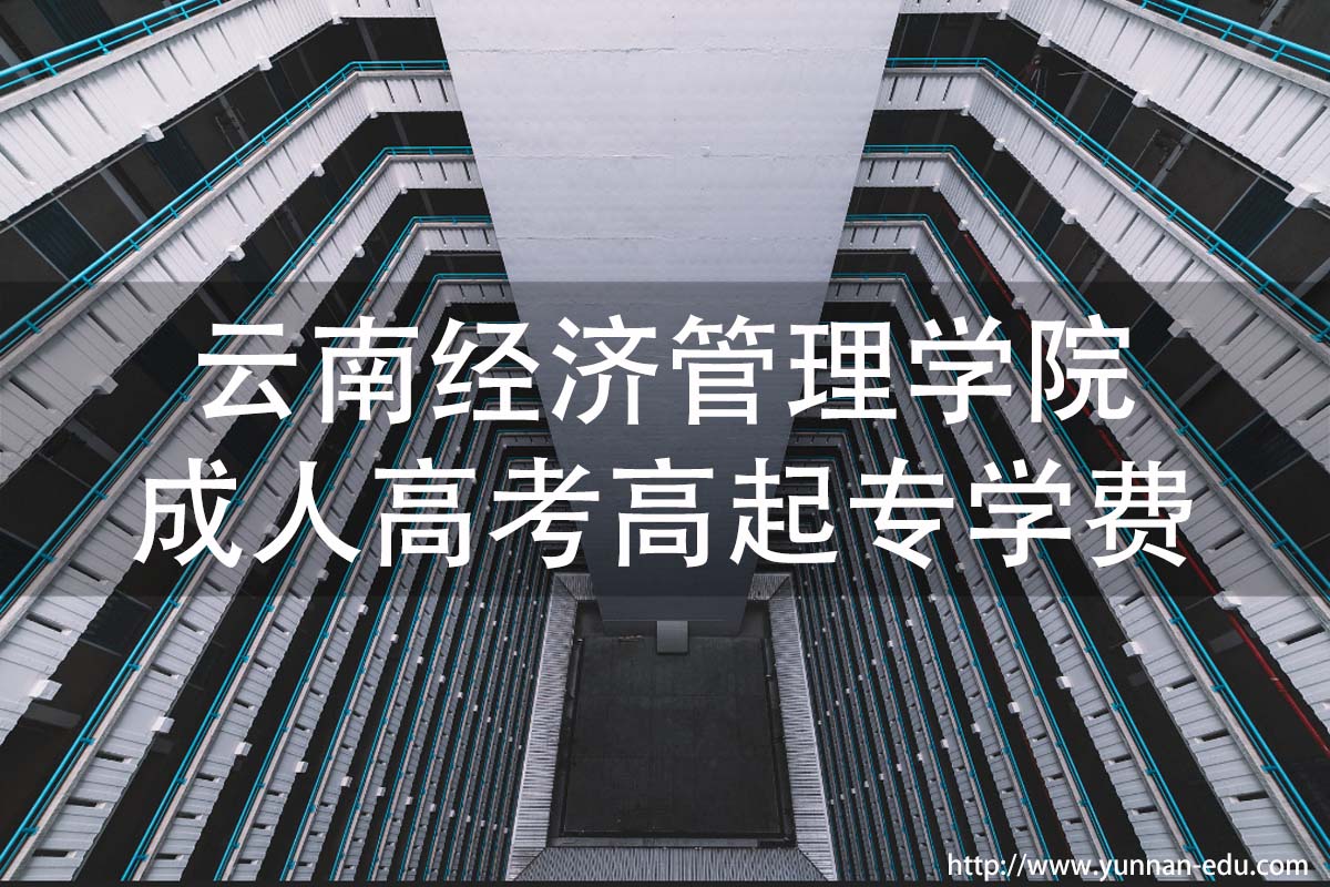 云南经济管理学院成人高考高起专学费
